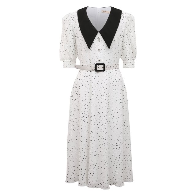 Платье из вискозы Botrois белого цвета
