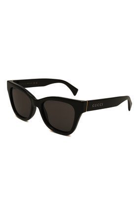 Женские солнцезащитные очки GUCCI черного цвета, арт. GG1133S 001 | Фото 1 (Тип очков: С/з; Материал: Пластик; Оптика Гендер: оптика-женское; Очки форма: Бабочка)