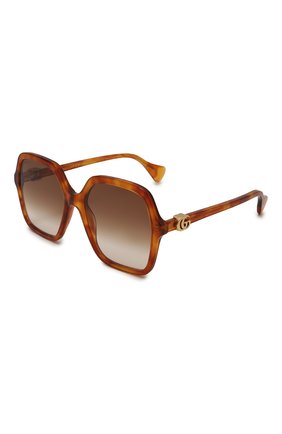 Женские солнцезащитные очки GUCCI коричневого цвета по цене 29950 руб., арт. GG1072S 003 | Фото 1 Женские солнцезащитные очки GUCCI коричневого цвета, арт. GG1072S 003 | Фото 1 (Материал: Пластик; Тип очков: С/з; Очки форма: Квадратные; Оптика Гендер: оптика-женское)