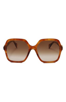 Женские солнцезащитные очки GUCCI коричневого цвета по цене 29950 руб., арт. GG1072S 003 | Фото 3 Женские солнцезащитные очки GUCCI коричневого цвета, арт. GG1072S 003 | Фото 3 (Материал: Пластик; Тип очков: С/з; Очки форма: Квадратные; Оптика Гендер: оптика-женское)