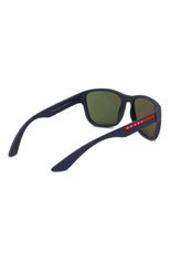 Мужские солнцезащитные очки PRADA синего цвета, арт. SPS01U-MTFY-FE740-059 | Фото 4 (Кросс-КТ: С/з-мужское; Тип очков: С/з; Оптика Гендер: оптика-мужское)
