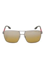 Мужские солнцезащитные очки PRADA коричневого цвета, арт. SPS50W-FDG1-FE09O-059 | Фото 3 (Кросс-КТ: С/з-мужское; Тип очков: С/з; Оптика Гендер: оптика-мужское)