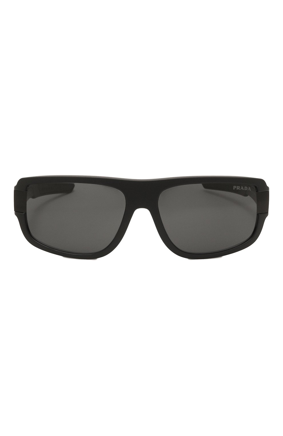 Мужские солнцезащитные очки PRADA черного цвета, арт. SPS03W-EDG0-FE06F-066 | Фото 3 (Кросс-КТ: С/з-мужское; Тип очков: С/з; Оптика Гендер: оптика-мужское)