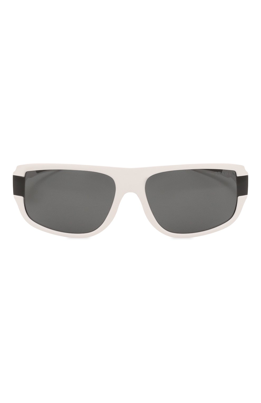 Мужские солнцезащитные очки PRADA белого цвета, арт. SPS03W-ETWK-FE06F-066 | Фото 3 (Кросс-КТ: С/з-мужское; Тип очков: С/з; Оптика Гендер: оптика-мужское)