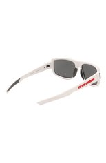 Мужские солнцезащитные очки PRADA белого цвета, арт. SPS03W-ETWK-FE06F-066 | Фото 4 (Кросс-КТ: С/з-мужское; Тип очков: С/з; Оптика Гендер: оптика-мужское)