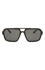 Мужские солнцезащитные очки PRADA черного цвета, арт. SPS01X-FDG0-FE02G-059 | Фото 3 (Кросс-КТ: С/з-мужское; Тип очков: С/з; Оптика Гендер: оптика-мужское)