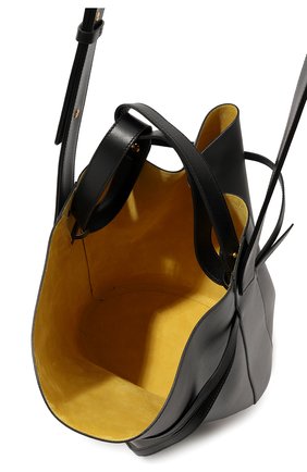 Женская сумка bucket sigma NEOUS черного цвета, арт. 00025A01 | Фото 6 (Сумки-технические: Сумки top-handle; Размер: medium; Материал: Натуральная кожа)