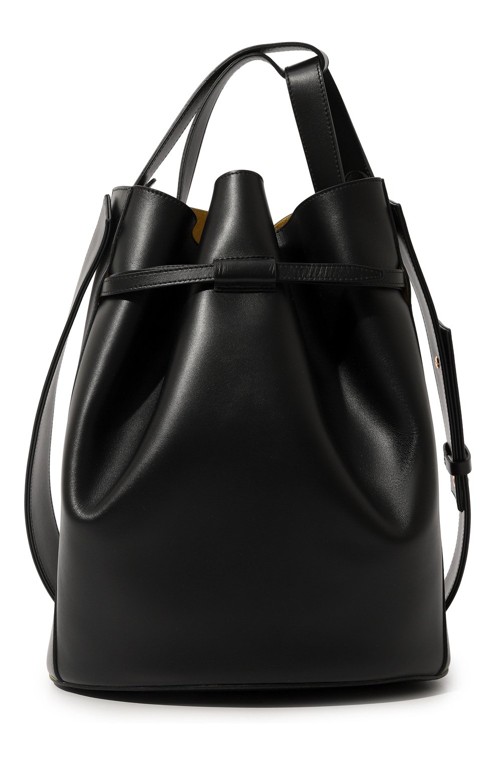 Женская сумка bucket sigma NEOUS черного цвета, арт. 00025A01 | Фото 7 (Сумки-технические: Сумки top-handle; Размер: medium; Материал: Натуральная кожа)