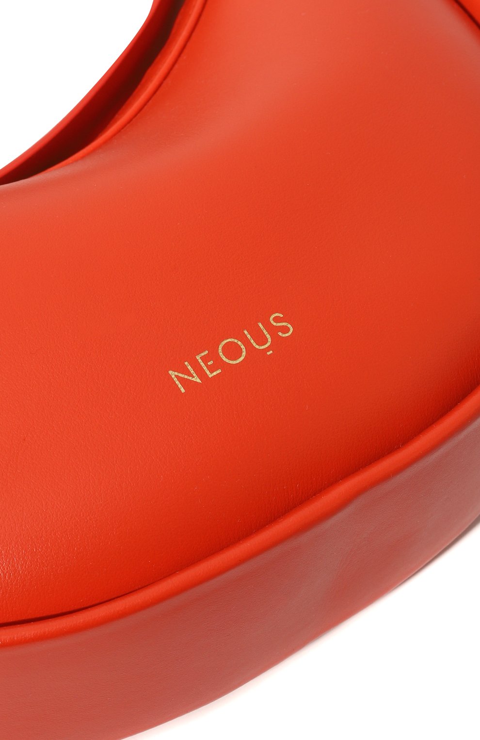 Женская сумка lacerta NEOUS оранжевого цвета, арт. 00024A20 | Фото 3 (Сумки-технические: Сумки top-handle; Материал: Натуральная кожа; Размер: mini)