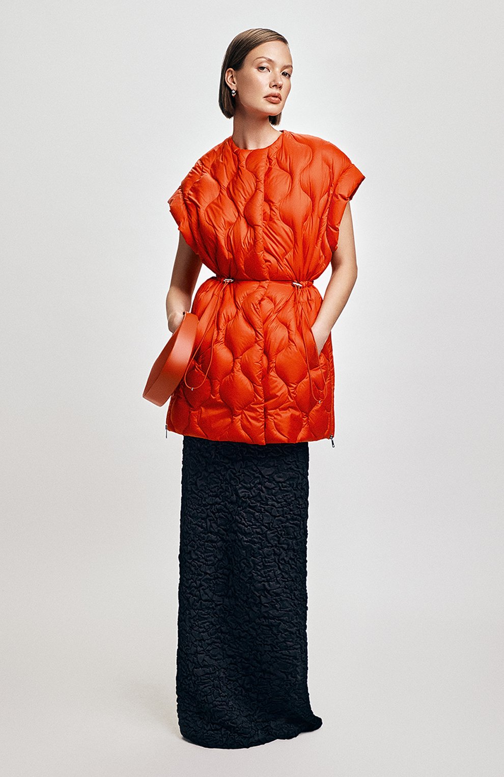 Женская сумка lacerta NEOUS оранжевого цвета, арт. 00024A20 | Фото 8 (Сумки-технические: Сумки top-handle; Материал: Натуральная кожа; Размер: mini)