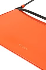 Женская сумка zeta NEOUS оранжевого цвета, арт. 00021AS20 | Фото 3 (Сумки-технические: Сумки top-handle; Размер: medium; Материал: Натуральная кожа)