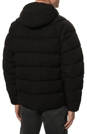 Мужская пуховая куртка C.P. COMPANY черного цвета, арт. 13CM0W027A/006369G | Фото 4 (Кросс-КТ: Куртка; Рукава: Длинные; Материал внешний: Синтетический материал; Мужское Кросс-КТ: Куртка-верхняя одежда; Материал подклада: Синтетический материал; Длина (верхняя одежда): Короткие; Материал утеплителя: Пух и перо; Стили: Кэжуэл)