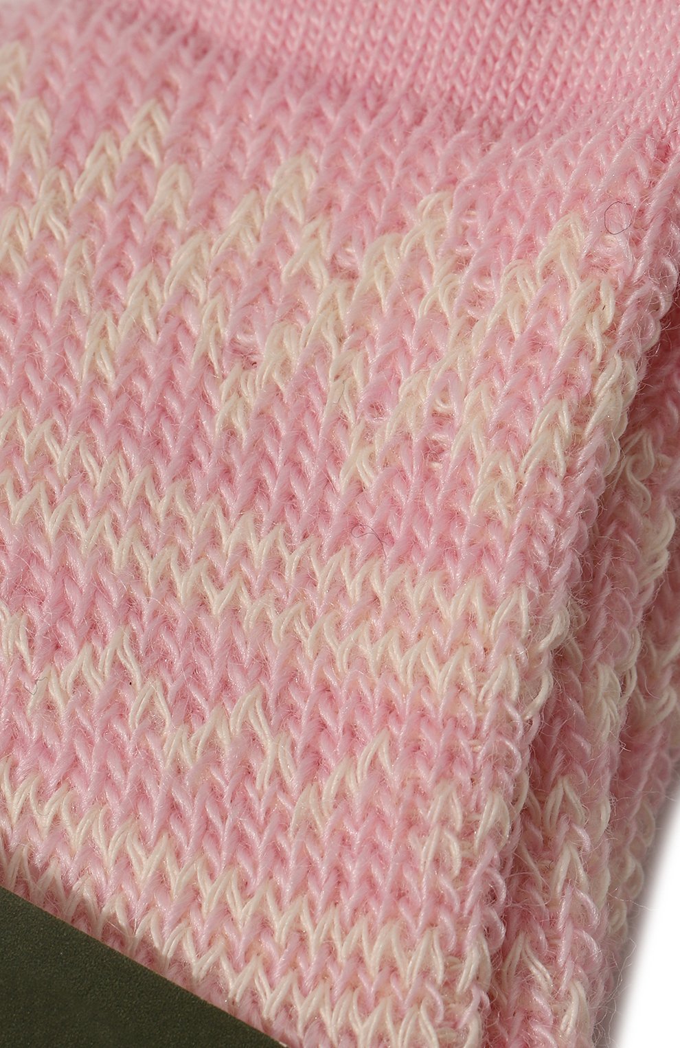 Детские шерстяные носки WOOL&COTTON розового цвета, арт. NNRU-SN | Фото 2