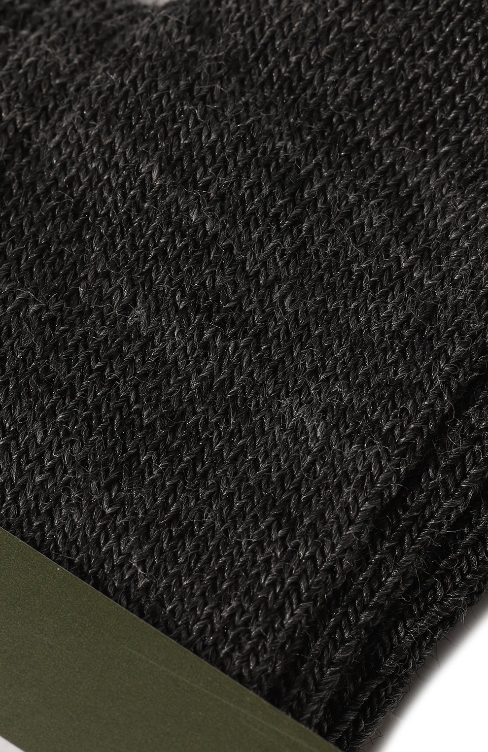 Детские шерстяные носки WOOL&COTTON темно-серого цвета, арт. NNRU-r | Фото 2