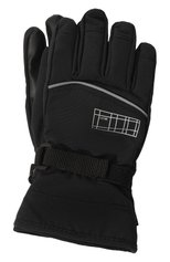 Детские утепленные перчатки MOLO черного цвета, арт. 7NOSS211 | Фото 1 (Материал: Текстиль, Синтетический материал)