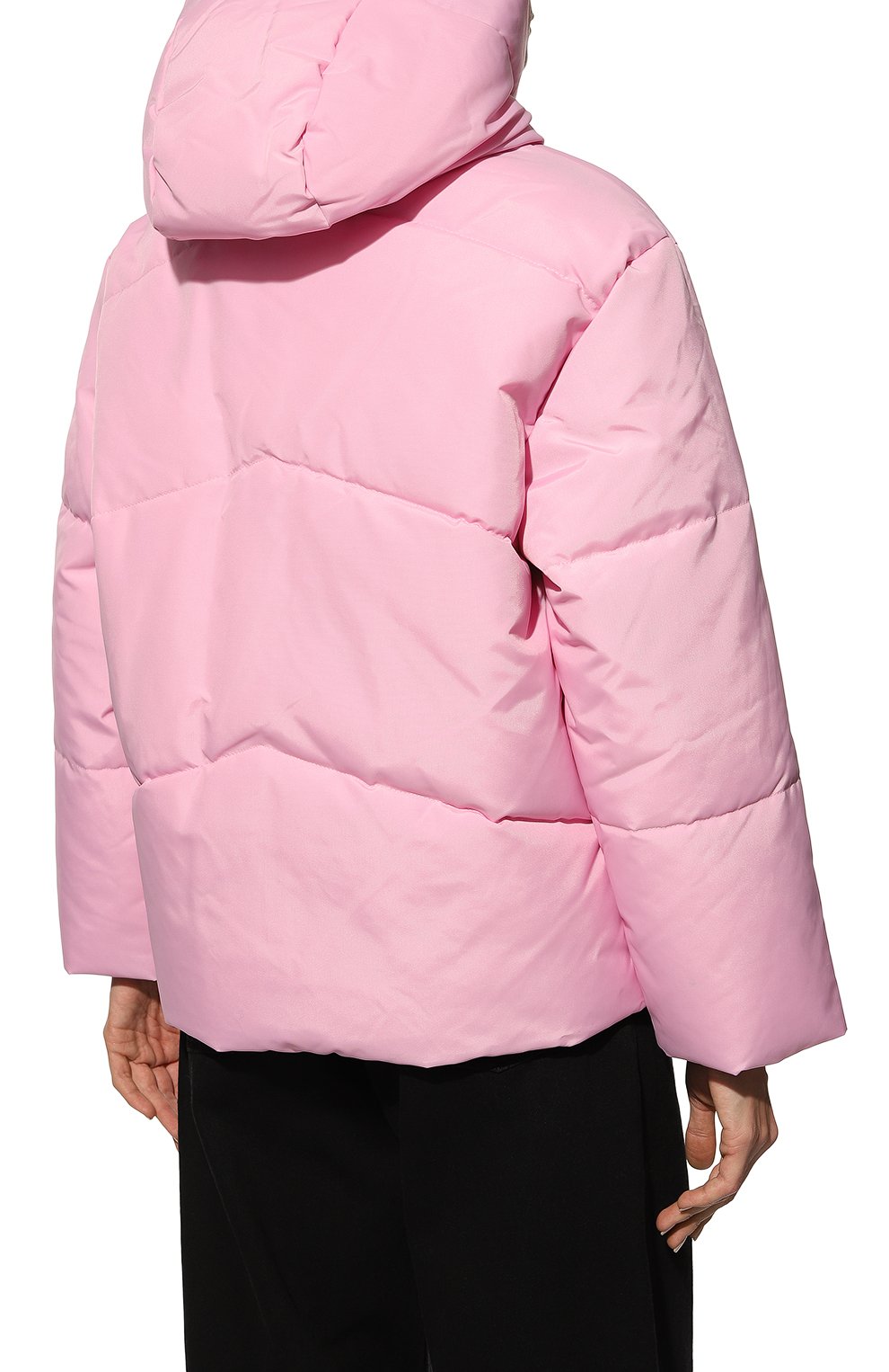 Женская утепленная куртка BARROW светло-розового цвета, арт. 032474/W | Фото 4 (Кросс-КТ: Куртка, Утепленный; Рукава: Длинные; Материал внешний: Синтетический материал; Стили: Спорт-шик; Материал подклада: Синтетический материал; Длина (верхняя одежда): Короткие)