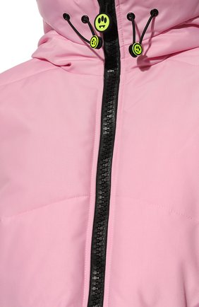 Женская утепленная куртка BARROW светло-розового цвета, арт. 032474/W | Фото 5 (Кросс-КТ: Куртка, Утепленный; Рукава: Длинные; Материал внешний: Синтетический материал; Стили: Спорт-шик; Материал подклада: Синтетический материал; Длина (верхняя одежда): Короткие)