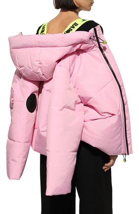 Женская утепленная куртка BARROW светло-розового цвета, арт. 032474/W | Фото 6 (Кросс-КТ: Куртка, Утепленный; Рукава: Длинные; Материал внешний: Синтетический материал; Стили: Спорт-шик; Материал подклада: Синтетический материал; Длина (верхняя одежда): Короткие)