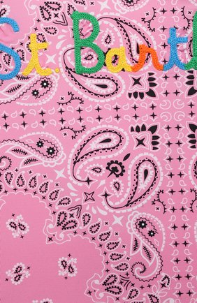 Детского слитный купальник MC2 SAINT BARTH розового цвета, арт. STBK CARA/CARA001-/00291B | Фото 3 (Материал внешний: Синтетический материал; Ростовка одежда: 6 лет | 116 см)