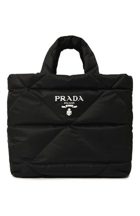 Мужская текстильная сумка-тоут PRADA черного цвета, арт. 2VG082-2DXR-F0002-OOO | Фото 1