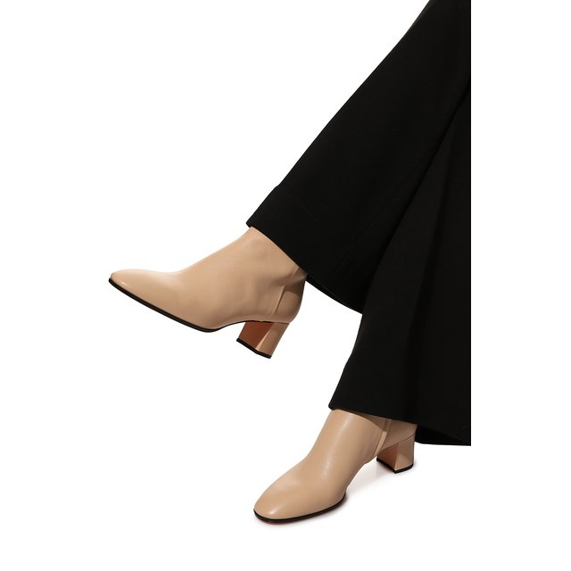 фото Кожаные ботильоны santoni