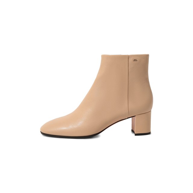 фото Кожаные ботильоны santoni