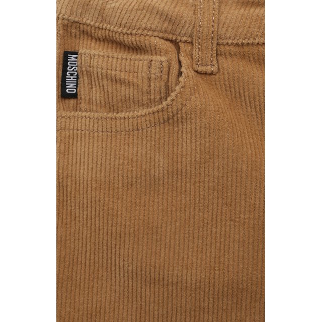 Хлопковые брюки Moschino HDP04H/LVA01/4A-8A Фото 3