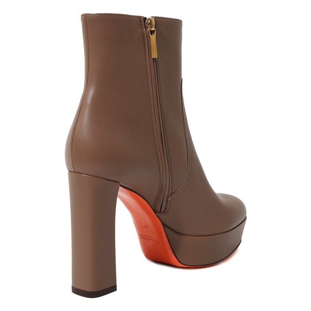 фото Кожаные ботильоны santoni