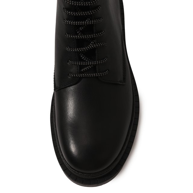 Кожаные ботинки HUGO 50480528, цвет чёрный, размер 41 - фото 6