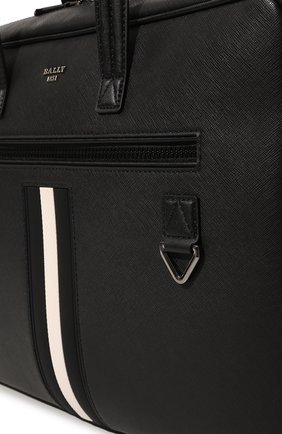 Мужская кожаная сумка для ноутбука BALLY черного цвета, арт. MAB00D/VT116 | Фото 3 (Материал: Натуральная кожа; Ремень/цепочка: На ремешке; Размер: large)