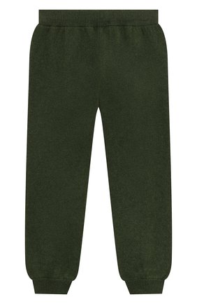 Детские кашемировые джоггеры GIORGETTI CASHMERE темно-зеленого цвета по цене 10950 руб., арт. MB1683/2A-6A | Фото 1 Детские кашемировые джоггеры GIORGETTI CASHMERE темно-зеленого цвета, арт. MB1683/2A-6A | Фото 1 (Материал внешний: Шерсть, Кашемир)
