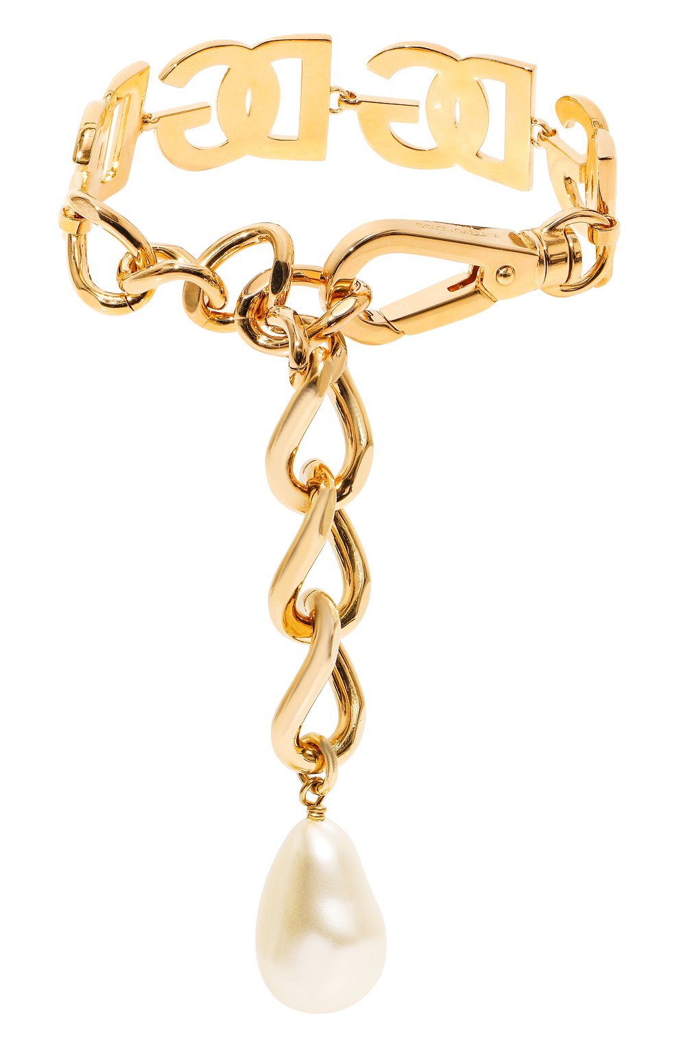 Женский браслет DOLCE & GABBANA золотого цвета, арт. WBN6P2 W1111 | Фото 3 (Материал: Металл)