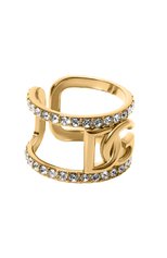 Женское кольцо DOLCE & GABBANA золотого цвета, арт. WR08L3 W1111 | Фото 1 (Материал: Металл)