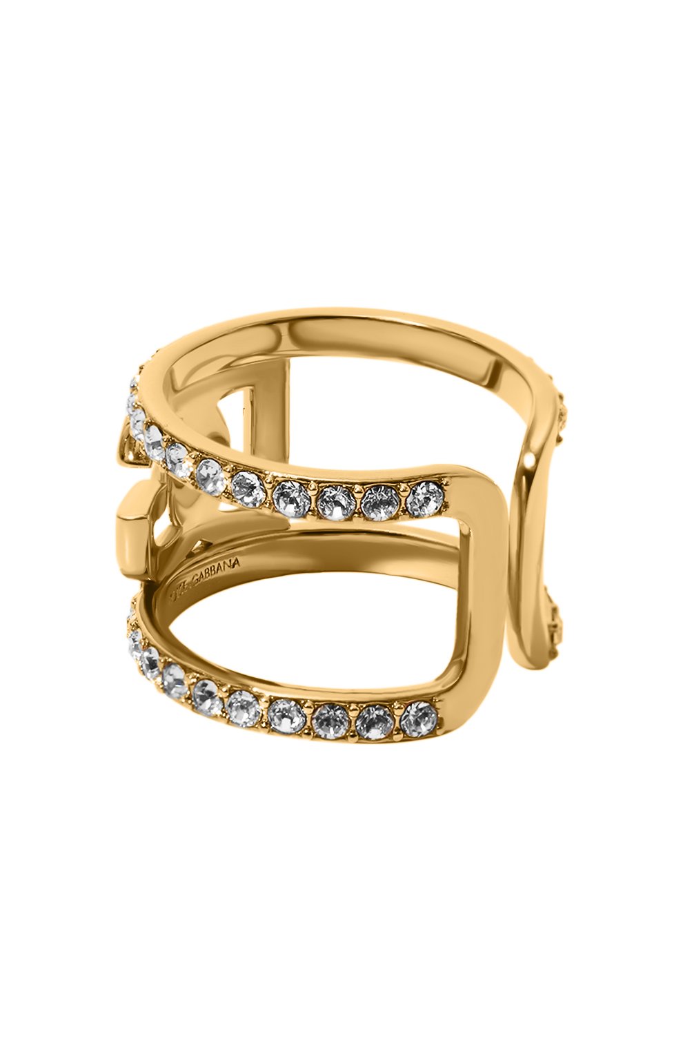 Женское кольцо DOLCE & GABBANA золотого цвета, арт. WR08L3 W1111 | Фото 3 (Материал: Металл)