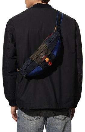 Мужская текстильная поясная сумка PAUL&SHARK разноцветного цвета, арт. 11318101 | Фото 2 (Размер: large; Материал: Текстиль; Случай: Повседневный)