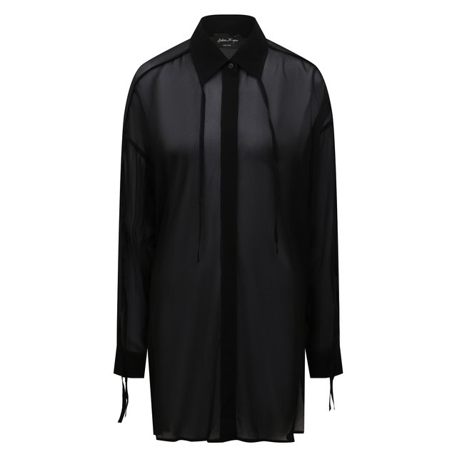 Блузка из вискозы Andrea Ya&#039;aqov черного цвета