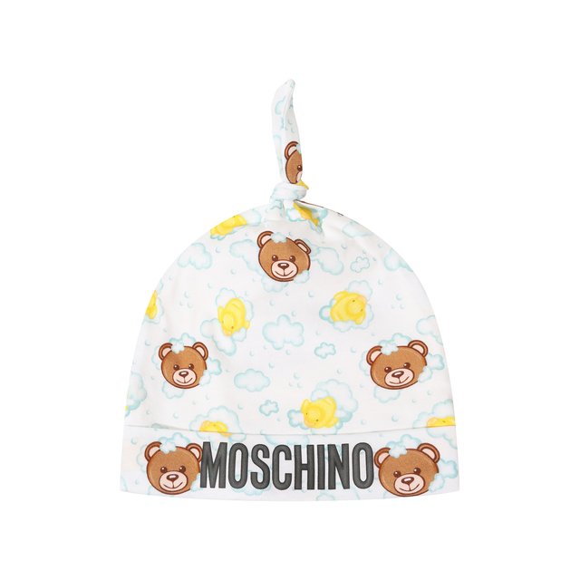 Комплект для новорожденного из шапки и нагрудника Moschino MUY04B/LAB46 Фото 2