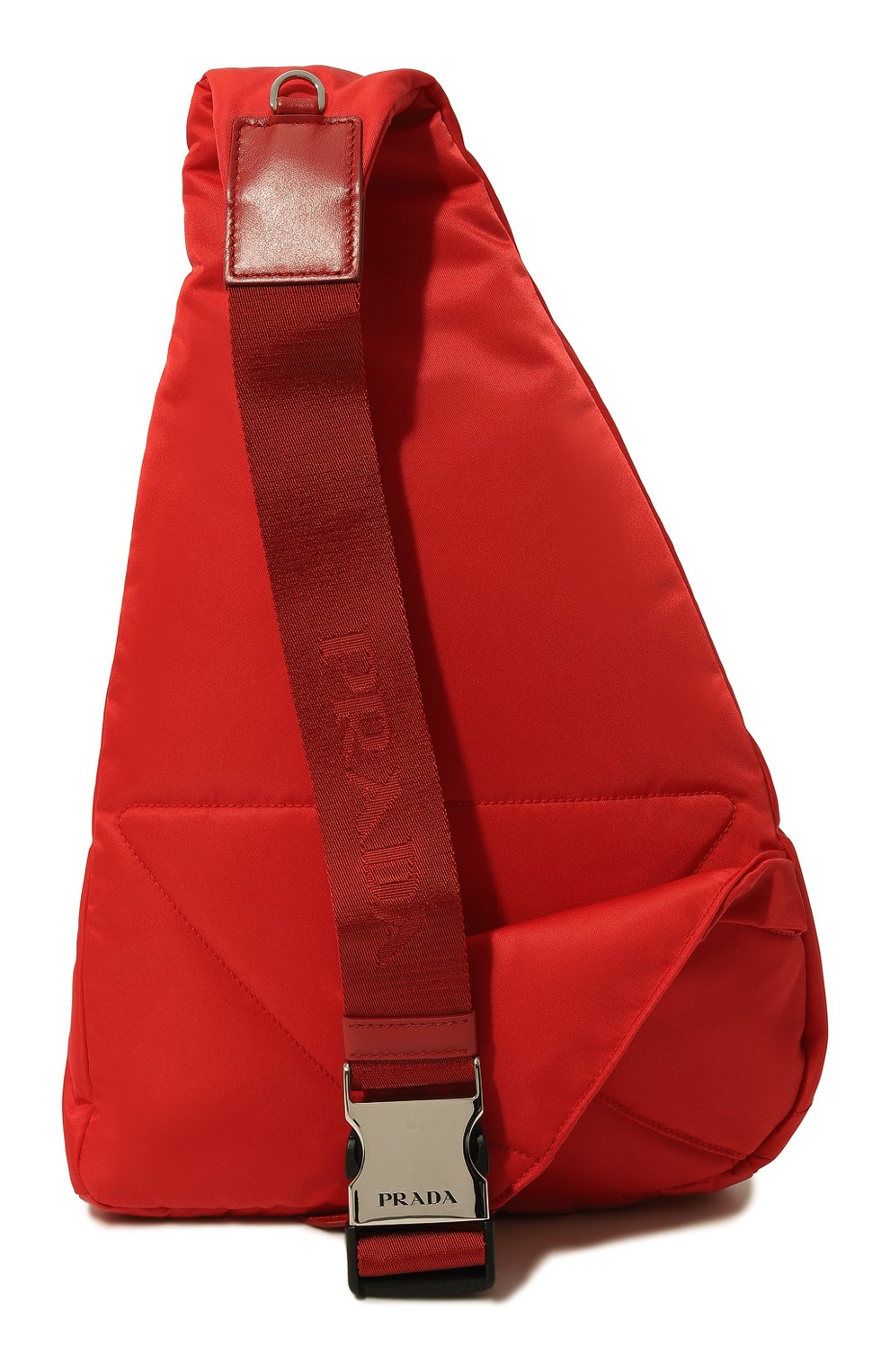 Мужской текстильный рюкзак PRADA красного цвета, арт. 2VZ092-2DW3-F0011-OOO | Фото 6 (Ремень/цепочка: На плечо; Материал: Текстиль; Стили: Кэжуэл; Размер: large)