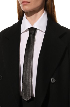 Кожаный галстук | Фото №2