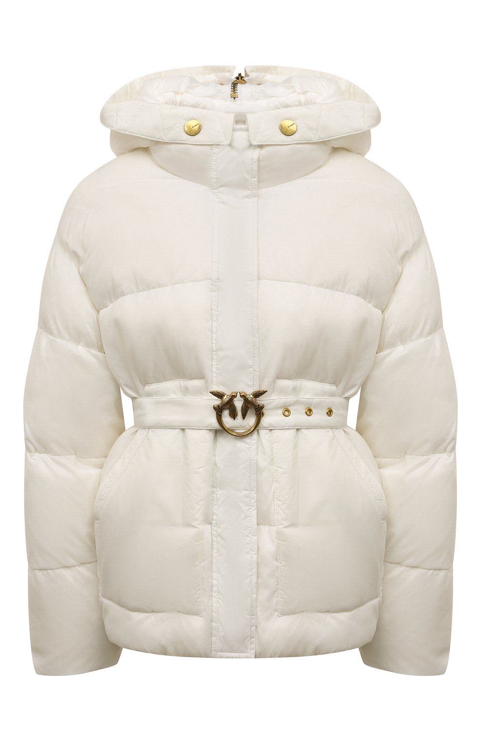 Куртки Pinko, Утепленная куртка Pinko, Китай, Белый, Полиамид: 100%; Подкладка-полиамид: 100%; Наполнитель-полиэстер: 100%;, 13025479  - купить