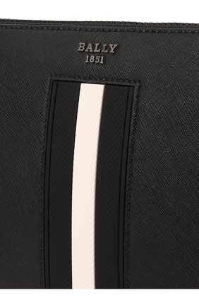 Мужская кожаный клатч BALLY черного цвета, арт. 603171/25879 | Фото 3 (Размер: medium; Материал: Натуральная кожа)