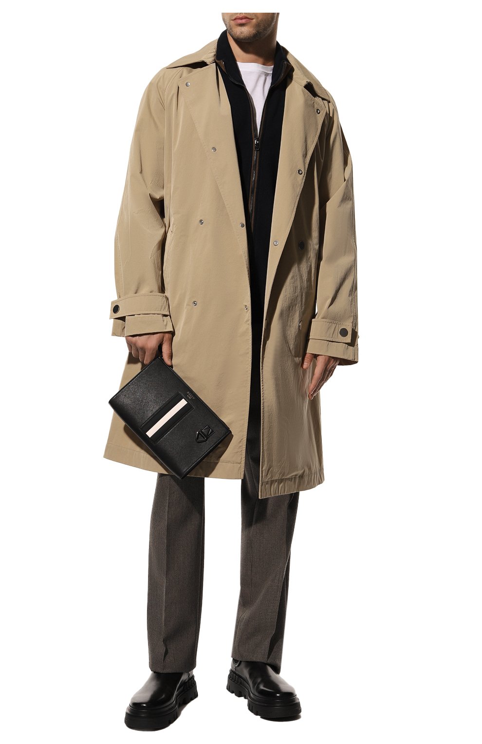 Мужская кожаный клатч BALLY черного цвета по цене 37100 руб., арт. 603171/25879 | Фото 7 Мужская кожаный клатч BALLY черного цвета, арт. 603171/25879 | Фото 7 (Размер: medium; Материал: Натуральная кожа)