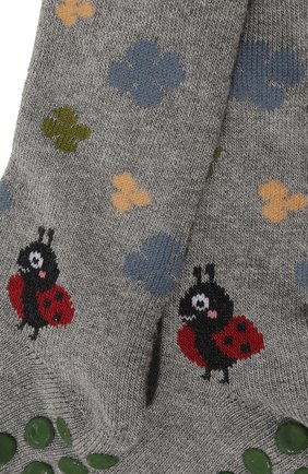 Детские хлопковые колготки FALKE серого цвета по цене 0 руб., арт. 13521. | Фото 2 Детские хлопковые колготки FALKE серого цвета, арт. 13521. | Фото 2