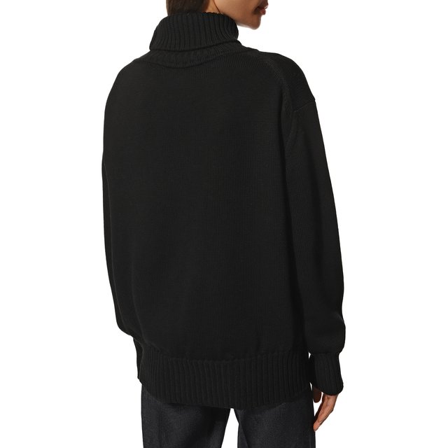 фото Шерстяной свитер с меховой отделкой color temperature