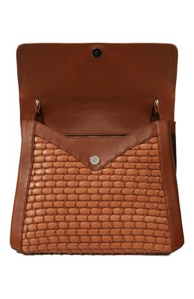 Женская сумка lunch bag RODO коричневого цвета по цене 0 руб., арт. B8615/869 | Фото 6 Женская сумка lunch bag RODO коричневого цвета, арт. B8615/869 | Фото 6 (Сумки-технические: Сумки top-handle; Размер: medium; Материал: Натуральная кожа)