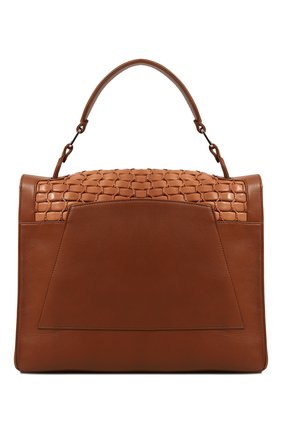 Женская сумка lunch bag RODO коричневого цвета по цене 0 руб., арт. B8615/869 | Фото 7 Женская сумка lunch bag RODO коричневого цвета, арт. B8615/869 | Фото 7 (Сумки-технические: Сумки top-handle; Размер: medium; Материал: Натуральная кожа)