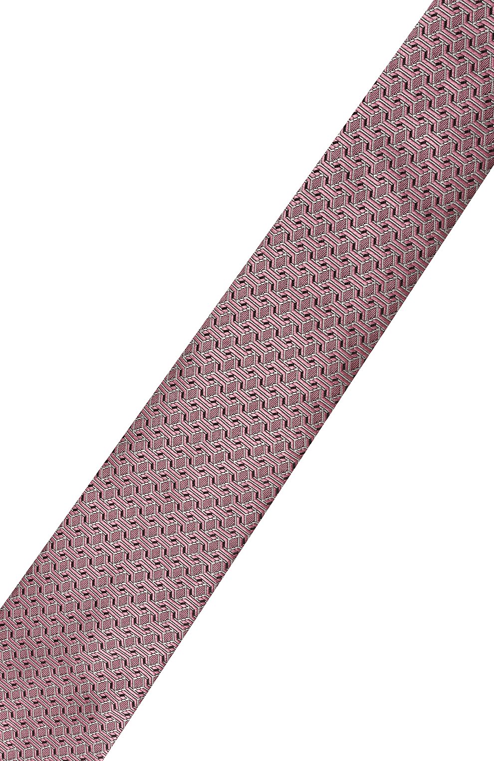 Мужской шелковый галстук LANVIN розового цвета, арт. 3100/TIE | Фото 4 (Принт: С принтом; Материал: Текстиль, Шелк)