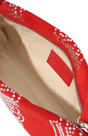 Женская сумка dulce BY FAR красного цвета, арт. 22PFDULSPMSNCMED | Фото 5 (Сумки-технические: Сумки через плечо; Размер: medium; Материал: Натуральная кожа)