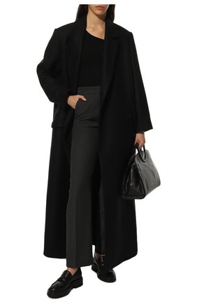 Женские брюки из вискозы и шерсти ANTONELLI FIRENZE темно-серого цвета, арт. SILVI0/F8847H-830C | Фото 2