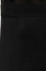 Женские брюки из вискозы JIL SANDER темно-синего цвета, арт. J04KA0005-J65004 | Фото 5 (Длина (брюки, джинсы): Удлиненные; Силуэт Ж (брюки и джинсы): Широкие; Женское Кросс-КТ: Брюки-одежда; Материал внешний: Вискоза; Стили: Кэжуэл)